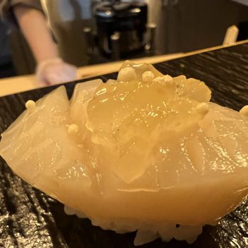Omakase OSUKAA LIC - Japanise scallop with Yuzu citrus jelly - Japanese Near Me - Long Island City, New York