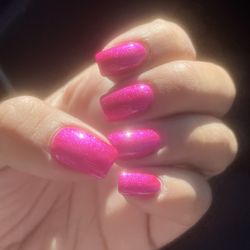 Marlow Nails Studio - Cat eye gel I did not use the magnet. I loved the look without.