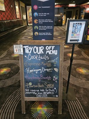 Menu photo 2 Alamo Drafthouse Cinema Lakeline Austin, TX