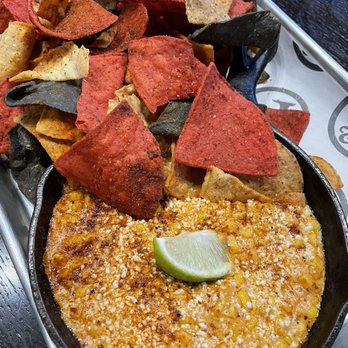 Square Roots - Fireside Elote Dip $13 -kinda curdle-ly - Gastropubs Near Me - Crown Point, Indiana