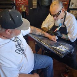 Platinum Ink OC - Matt and his shop are so personal and fun. They lessen to what you are wanting and bring it to life!