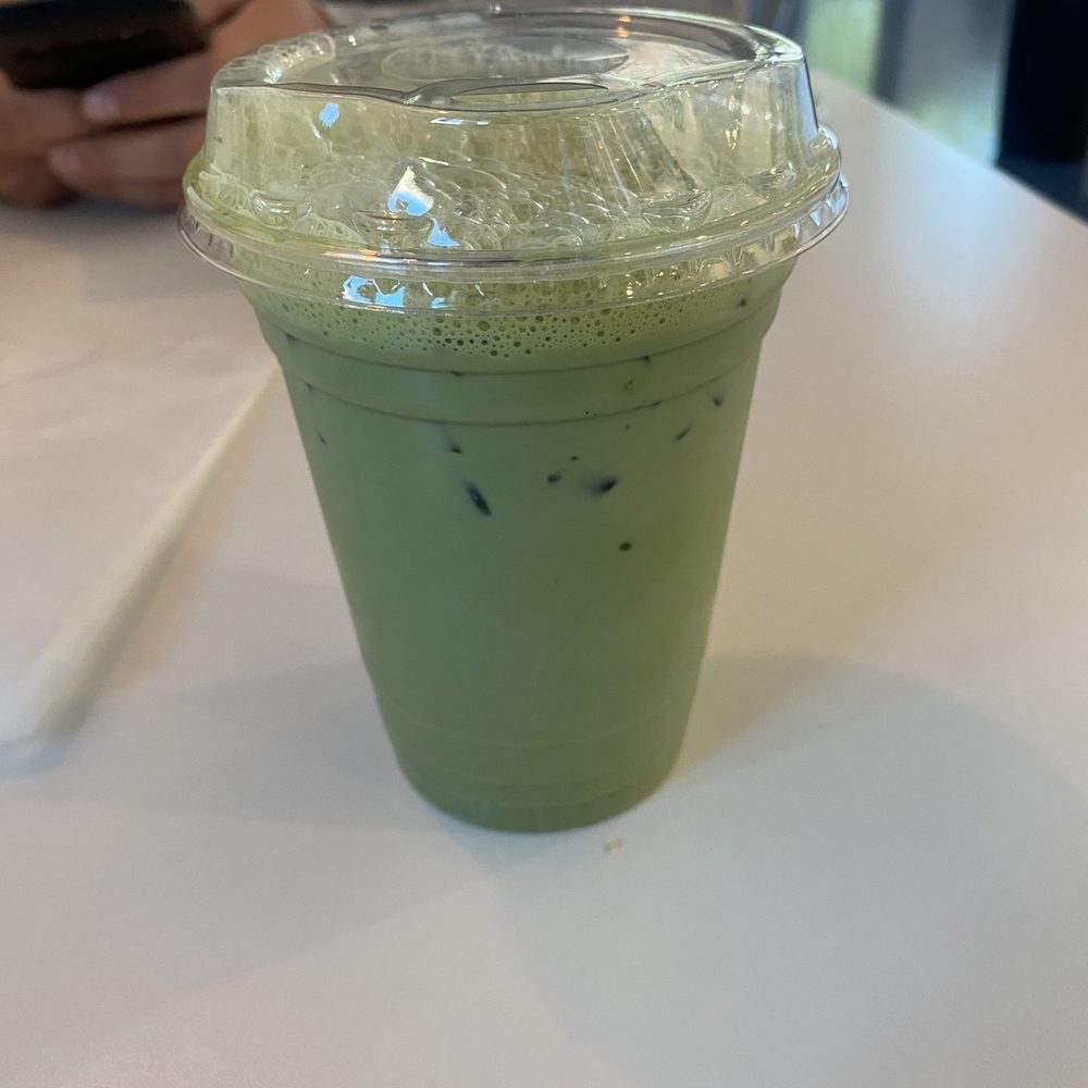 Green tea matcha latte Green tea matcha latte