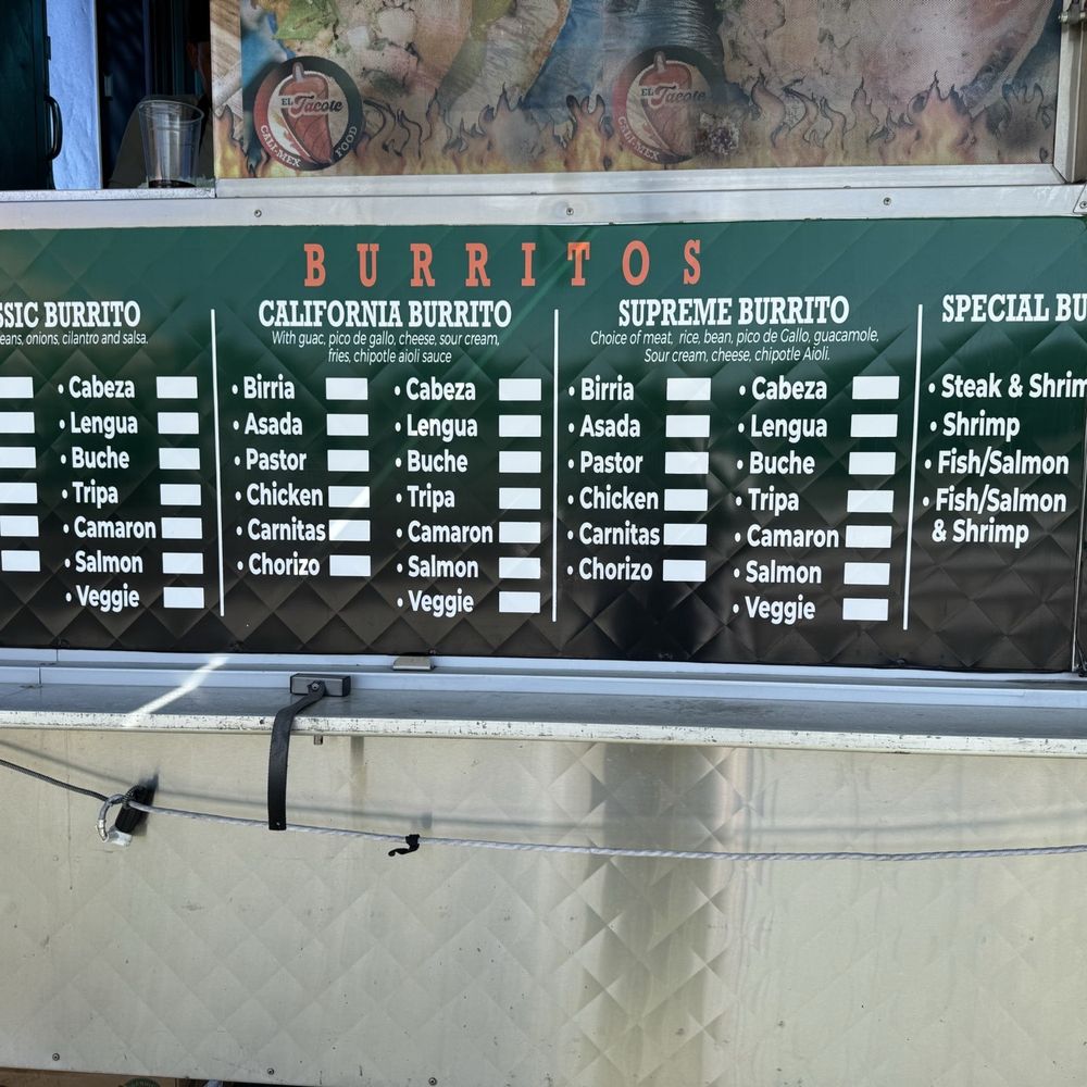 El Tacote - El Tacote food truck menu. - Tacos Near Me - Los Angeles, California El Tacote - El Tacote food truck menu. - Tacos Near Me - Los Angeles, California