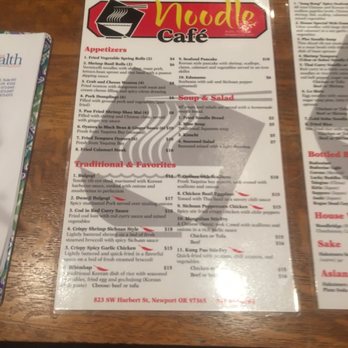 Noodle cafe - Menu - Asian Fusion Near Me - Newport, Oregon Noodle cafe - Menu - Asian Fusion Near Me - Newport, Oregon