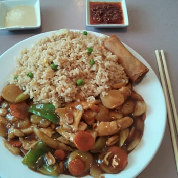 Mandarin Grill - Lunch special of Kung Pao Chicken with fried rice. - Chinese Near Me - Tucson, Arizona