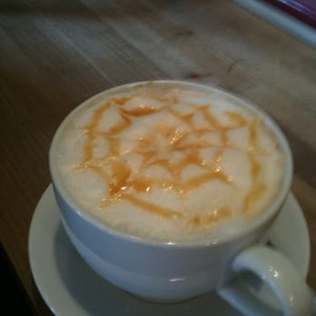 Carolines Coffee Roasters - Vanilla Soy Latte by Joelle, the best barista there is - Coffee & Tea Near Me - Grass Valley, California