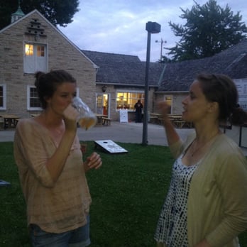 Humboldt Park - Me and Gurty enjoying brews at dusk at the beer garden - Parks Near Me - Milwaukee, Wisconsin
