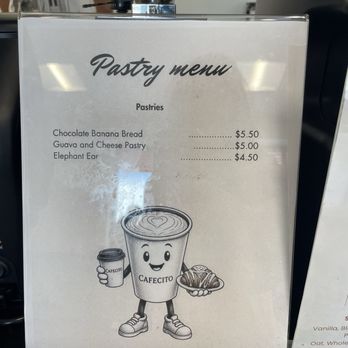 Cafecito - Pastry menu - Coffee & Tea Near Me - Gaithersburg, Maryland Cafecito - Pastry menu - Coffee & Tea Near Me - Gaithersburg, Maryland