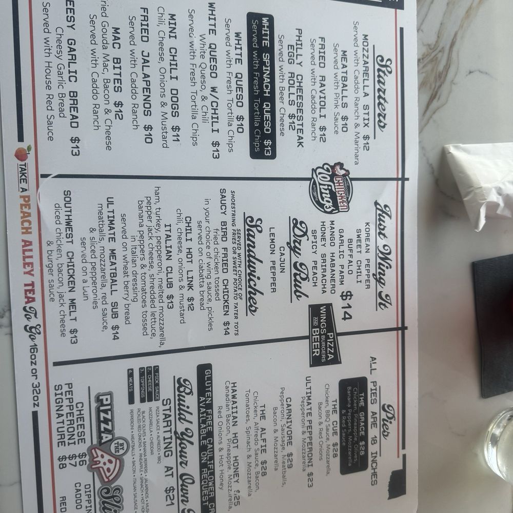 The Commodore - Menu - Chicken Wings Near Me - Ardmore, Oklahoma