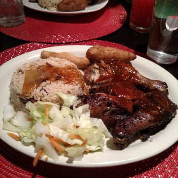 Kingston Kitchen - Jerk chicken with steamed veggies and festival - Caribbean Near Me - Tucson, Arizona Kingston Kitchen - Jerk chicken with steamed veggies and festival - Caribbean Near Me - Tucson, Arizona