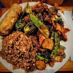 Kwong Lee - Beef & Garlic (Spicy). I asked for extra spice and it wasn't even spicy at all. Rice was dry.
