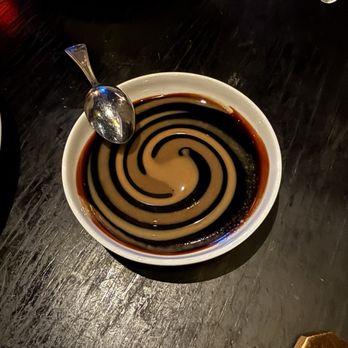 Mott 32 - Hoisin sauce mixed with peanut and sesame - Chinese Near Me - Las Vegas, Nevada Mott 32 - Hoisin sauce mixed with peanut and sesame - Chinese Near Me - Las Vegas, Nevada