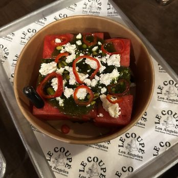 Le Coupe - Watermelon Salad - Southern Near Me - Los Angeles, California