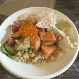 Regular Rainbow Roll Bowl Regular Rainbow Roll Bowl