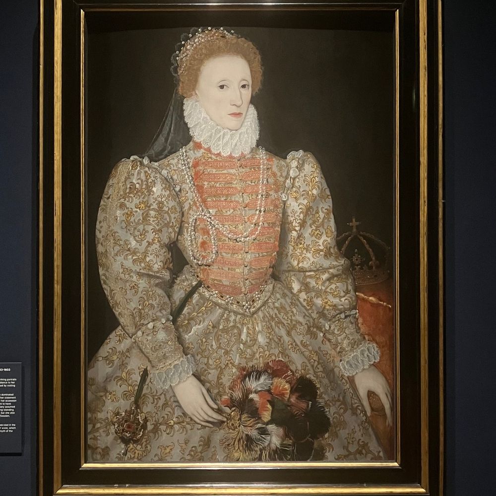 National Portrait Gallery - Queen Elizabeth I by an unknown artist. - Art Galleries Near Me - London, XGL