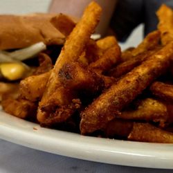 Country Fixin's - Jim Bob Burger and a side of fries