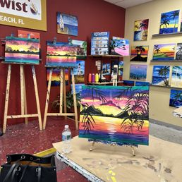One of my many paintings  I've done at Paint with a twist