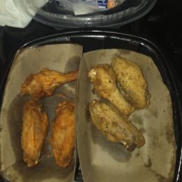 Ordered some wings and sala80sd this is what i received unacceptable people Ordered some wings and sala80sd this is what i received unacceptable people