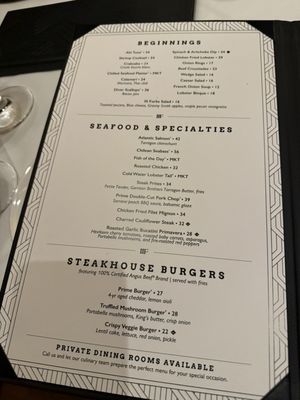 Menu photo 3 III Forks Addison, TX