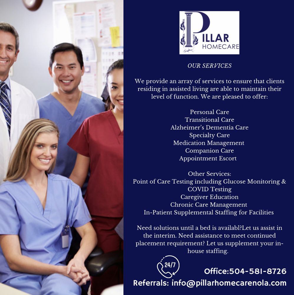 Pillar Homecare - home care agency in New Orleans, LA