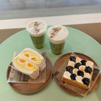 Café LAPIN - - lavender cold foam matcha - salted vanilla cold foam matcha - black sesame & cream cheese toast - egg curry sando - Coffee & Tea Near Me - Honolulu, Hawaii Café LAPIN - - lavender cold foam matcha - salted vanilla cold foam matcha - black sesame & cream cheese toast - egg curry sando - Coffee & Tea Near Me - Honolulu, Hawaii
