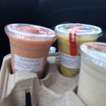 BE Smoothie Cafe - Three smoothies - Salad Near Me - Willowick, Ohio