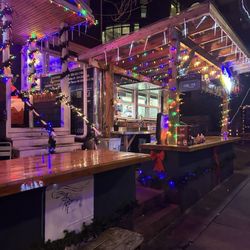 Finest At Sea - The food stand and order window.