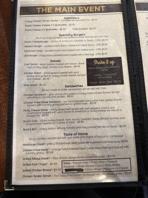 Menu photo 2 Rustic Café Haskell, TX