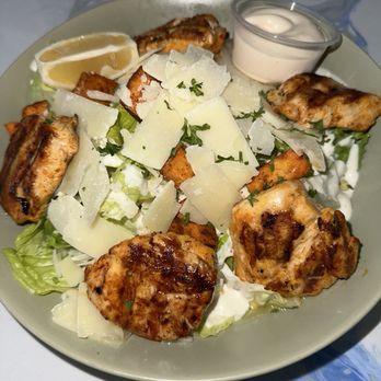 Mediterranean Kitchen - Hail Caesar Salad w/ Chicken Souvlaki - Mediterranean Near Me - Burlingame, California