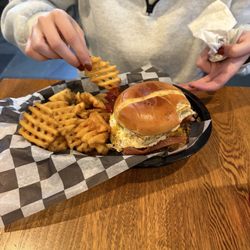 Smash Masters - Boujie Burger with Waffle Fries