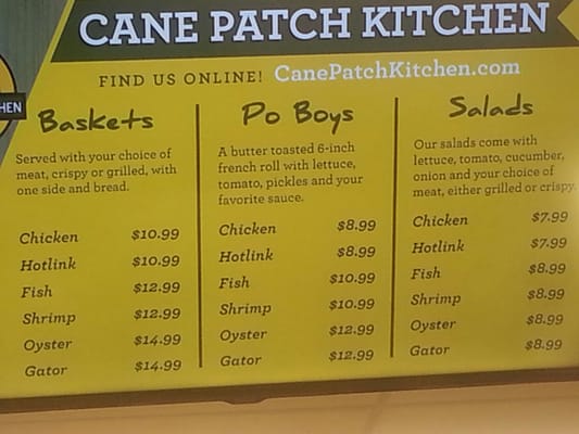 Menu photo 6 Cane Patch Kitchen San Diego, CA
