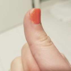 Artisan Nail Bar & Spa - Chipped thumb as well