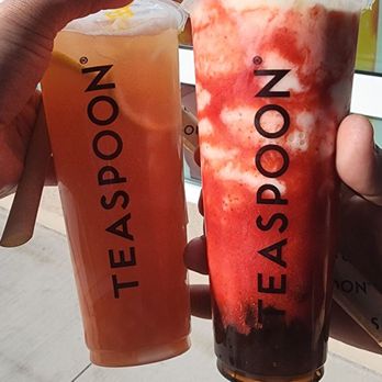 Teaspoon - Guava Sunset and Strawberry Colada Smoothie - Bubble Tea Near Me - Rancho Cucamonga , California Teaspoon - Guava Sunset and Strawberry Colada Smoothie - Bubble Tea Near Me - Rancho Cucamonga , California