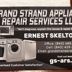 Grand Strand Appliance Repair Service - Mr. Skelton's business card