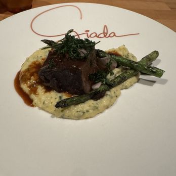 GIADA - Short rib with polenta - Italian Near Me - Las Vegas, Nevada GIADA - Short rib with polenta - Italian Near Me - Las Vegas, Nevada