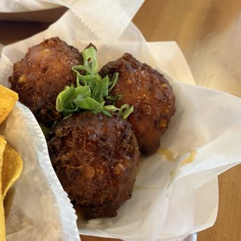 Nighthawk's Kitchen - Corn fritters - Burgers Near Me - Freeport, Maine