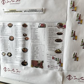 Jang Su Jang - Menu - Korean Near Me - Santa Clara, California Jang Su Jang - Menu - Korean Near Me - Santa Clara, California