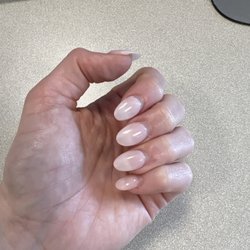 Fe Nails - This is after three weeks. No lifting no nothing just grown out