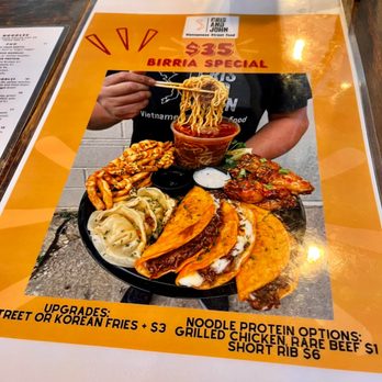 Cris and John - Menu - Vietnamese Near Me - Dallas, Texas