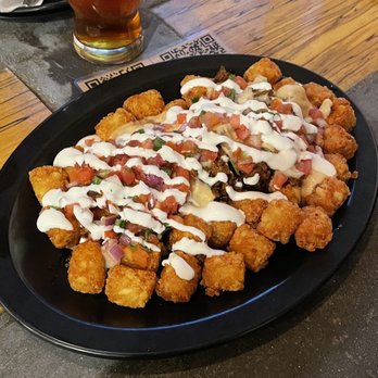 Restoration Brew Worx - Loaded chorizo tots - Breweries Near Me - Delaware, Ohio