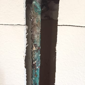 Resurrection Plumbing - Water pipe leaking before the fix - Plumbing Near Me - Escondido, California Resurrection Plumbing - Water pipe leaking before the fix - Plumbing Near Me - Escondido, California