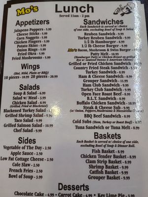 Menu photo 1 Mo's Lake Panasoffkee, FL