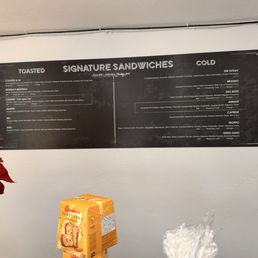 Signature Sandwich menú Signature Sandwich menú