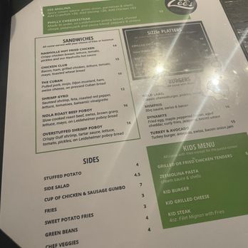 Zee Zee's - nice size menu - American Near Me - Baton Rouge, Louisiana Zee Zee's - nice size menu - American Near Me - Baton Rouge, Louisiana