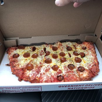 Bocce Club Pizza - Half pepperoni - Pizza Near Me - Williamsville, New York Bocce Club Pizza - Half pepperoni - Pizza Near Me - Williamsville, New York
