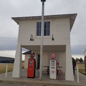 Lucille's Famous Rt. 66 Gas Station - Two old gas pumps oit front. - Gas Stations Near Me - Hydro, Oklahoma Lucille's Famous Rt. 66 Gas Station - Two old gas pumps oit front. - Gas Stations Near Me - Hydro, Oklahoma