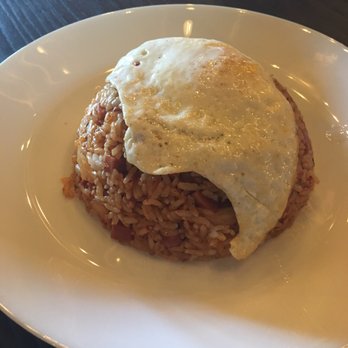 Hive - Friend got kimchi fried rice ($6 for HH) - Korean Near Me - San Diego, California Hive - Friend got kimchi fried rice ($6 for HH) - Korean Near Me - San Diego, California