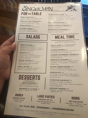 Menu photo 6 The Ginger Man Irving, TX