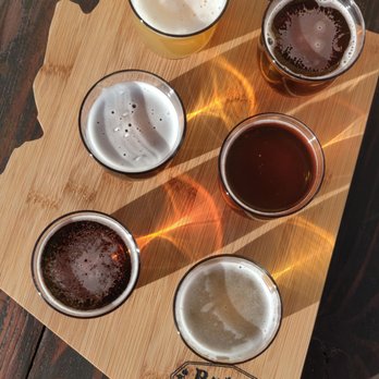 Button Brew House - Flight on an awesome AZ board - Breweries Near Me - Tucson, Arizona Button Brew House - Flight on an awesome AZ board - Breweries Near Me - Tucson, Arizona