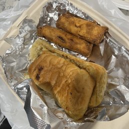 Garlic bread with cheese and Pizza Logs 5pcs Garlic bread with cheese and Pizza Logs 5pcs